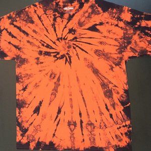 Custom Orange Tie Dye T-Shirt